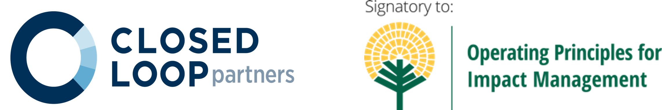 Closed Loop partners and OPIM logos